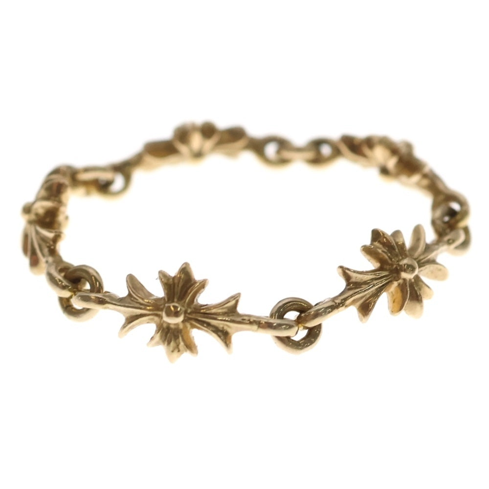 CHROME HEARTS(クロムハーツ) 22K TNY E CH PLS RING 5LINK タイニーE CHプラス リング ゴールド