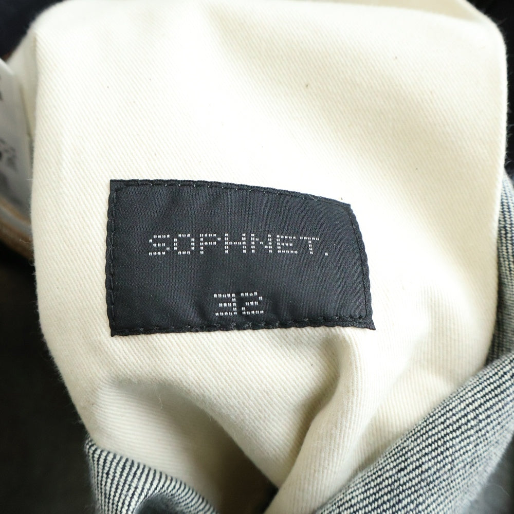 SOPHNET.(ソフネット) 13SS SLIM FIT STRETCH JEANS シンチバック スリム フィット ストレッチ ジーンズ デニムパンツ インディゴ SOPH-130040