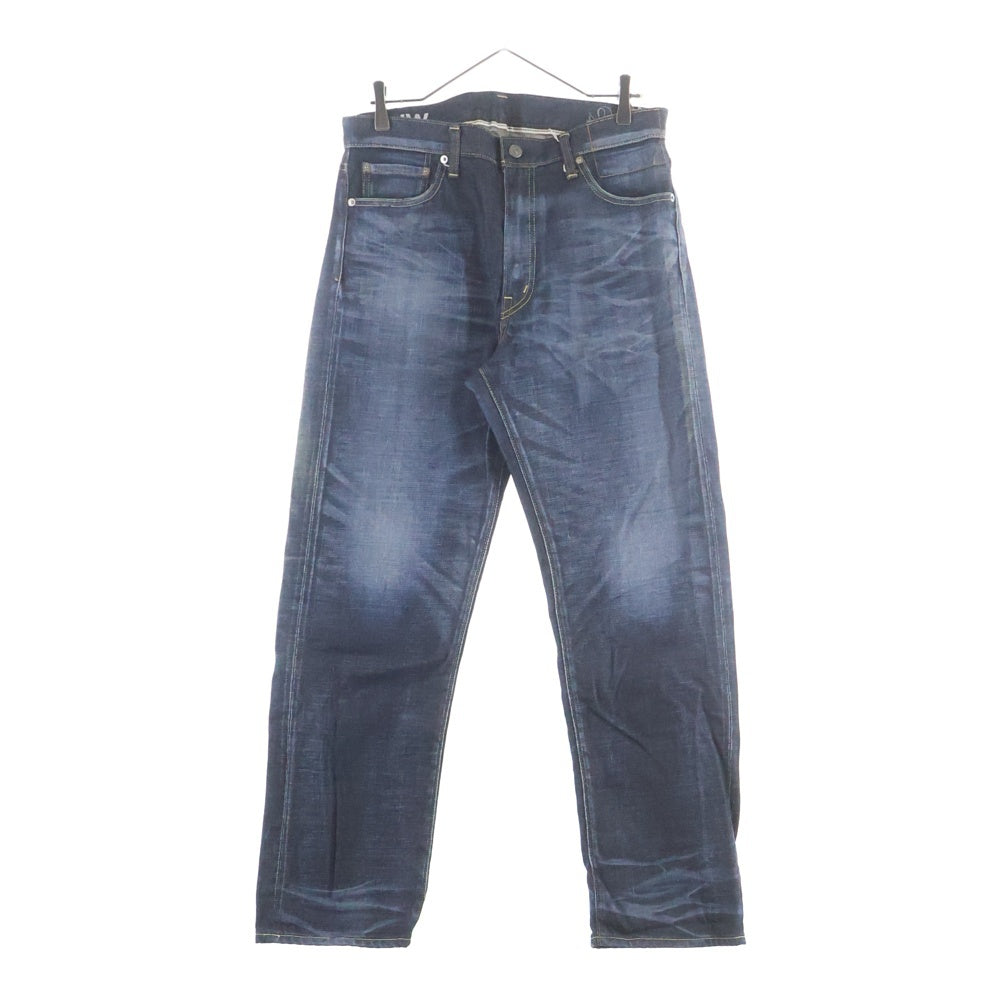VISVIM(ヴィスヴィム) FLUXUS DENIM 05NW パイソンパッチ ストレートデニムパンツ インディゴ
