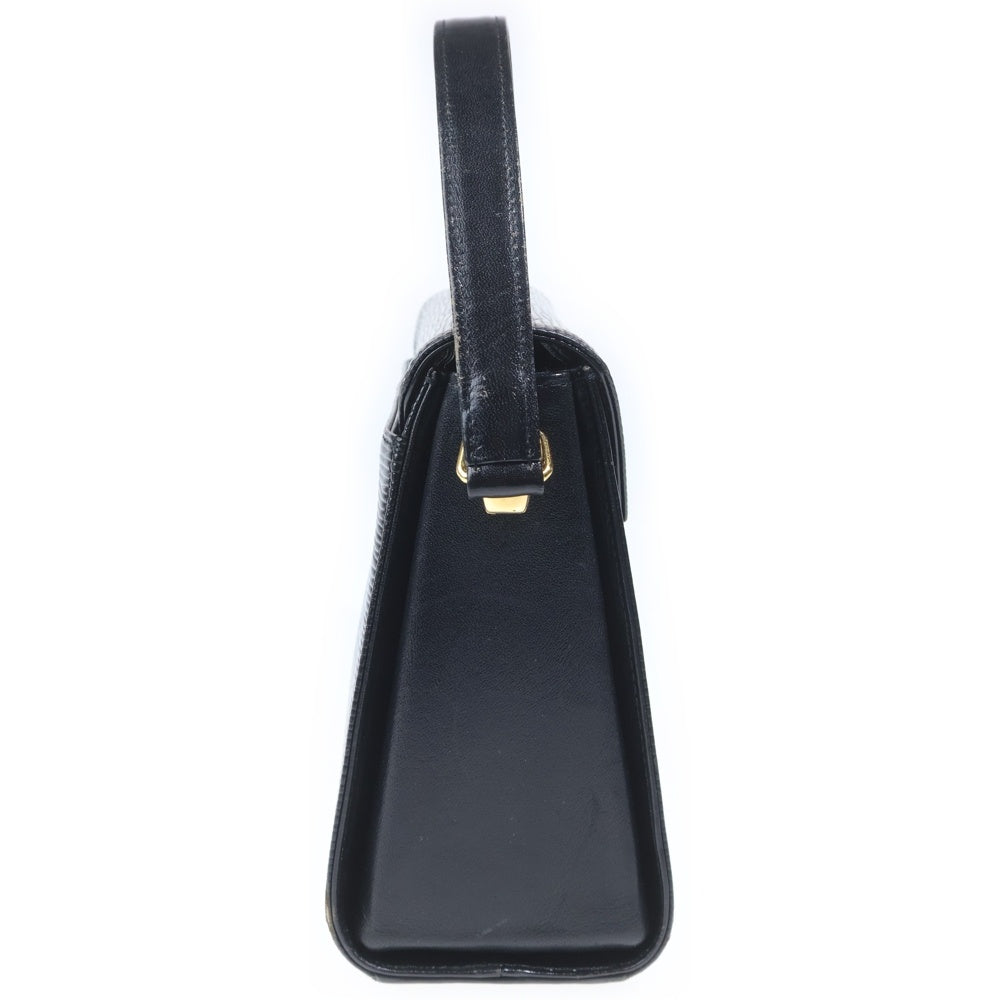 VALENTINO(ヴァレンティノ) Leather Hand Bag レザーハンドバッグ ブラック