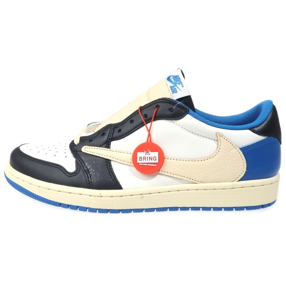 NIKE(ナイキ) ×Travis Scott×fragment design Air Jordan 1 Low トラヴィススコット フラグメントデザイン エアジョーダン1 ローカットスニーカー DM7866-140