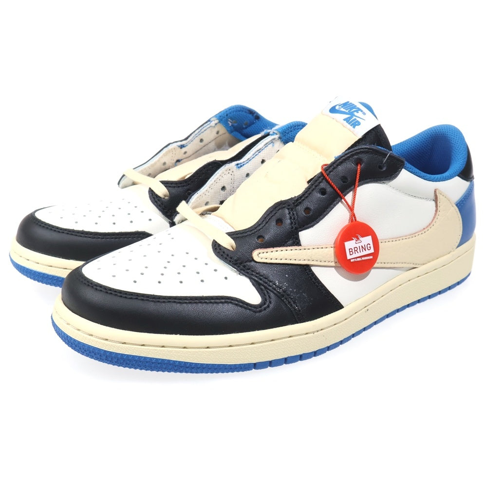 NIKE(ナイキ) ×Travis Scott×fragment design Air Jordan 1 Low トラヴィススコット フラグメントデザイン エアジョーダン1 ローカットスニーカー DM7866-140