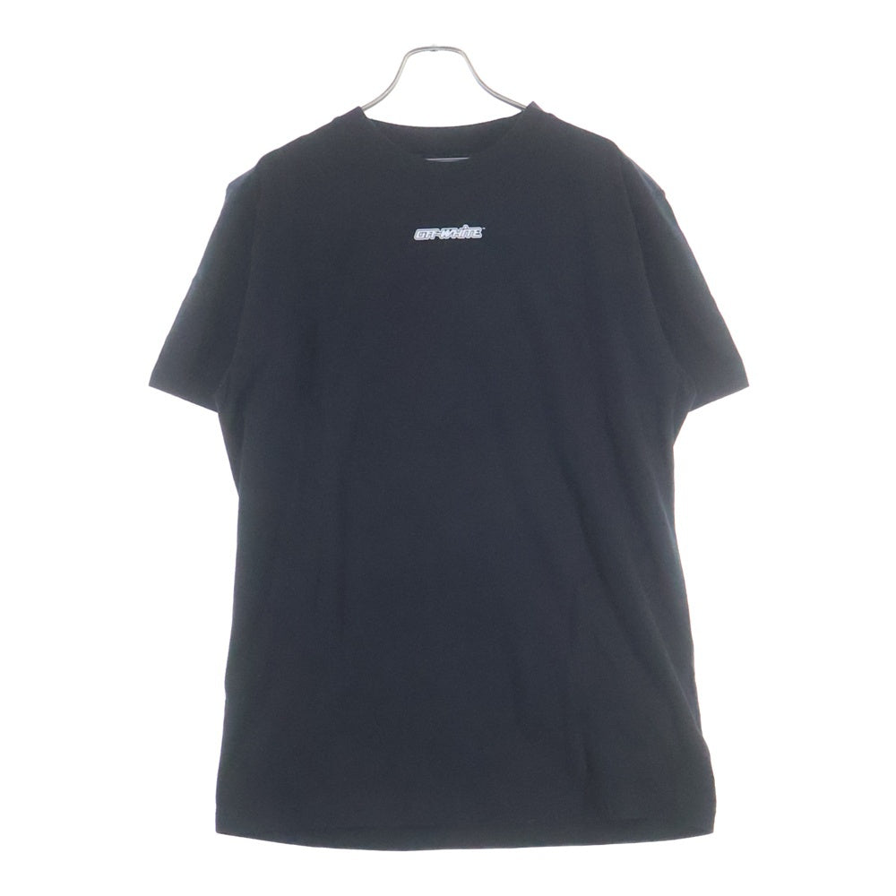 OFF-WHITE(オフホワイト) ARROW SLIM T-SHIRT Tシャツ 半袖カットソー フロントロゴ ブラック OMAA027E20JER0051045