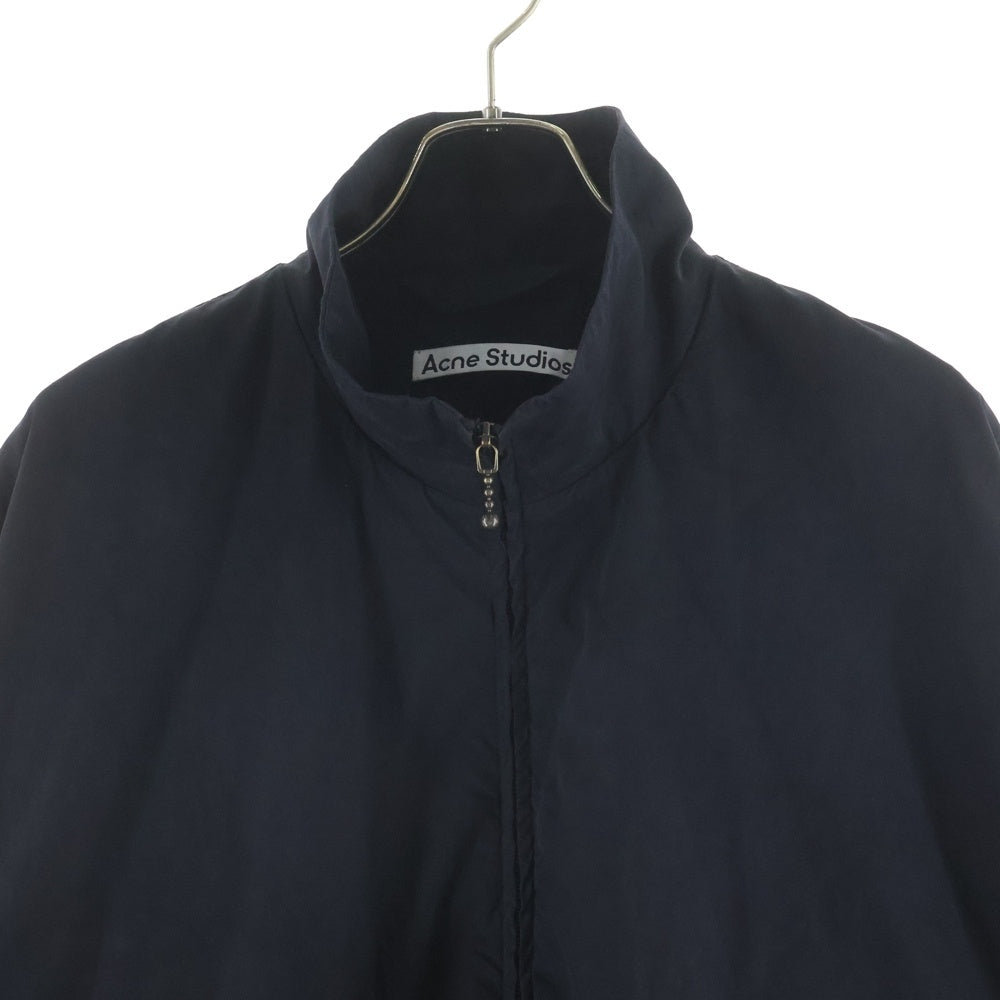Acne Studios(アクネ ストゥディオズ) LOGO ZIPPER JACKET ロゴ ジップアップジャケット ブラック FN-MN-OUTW001165