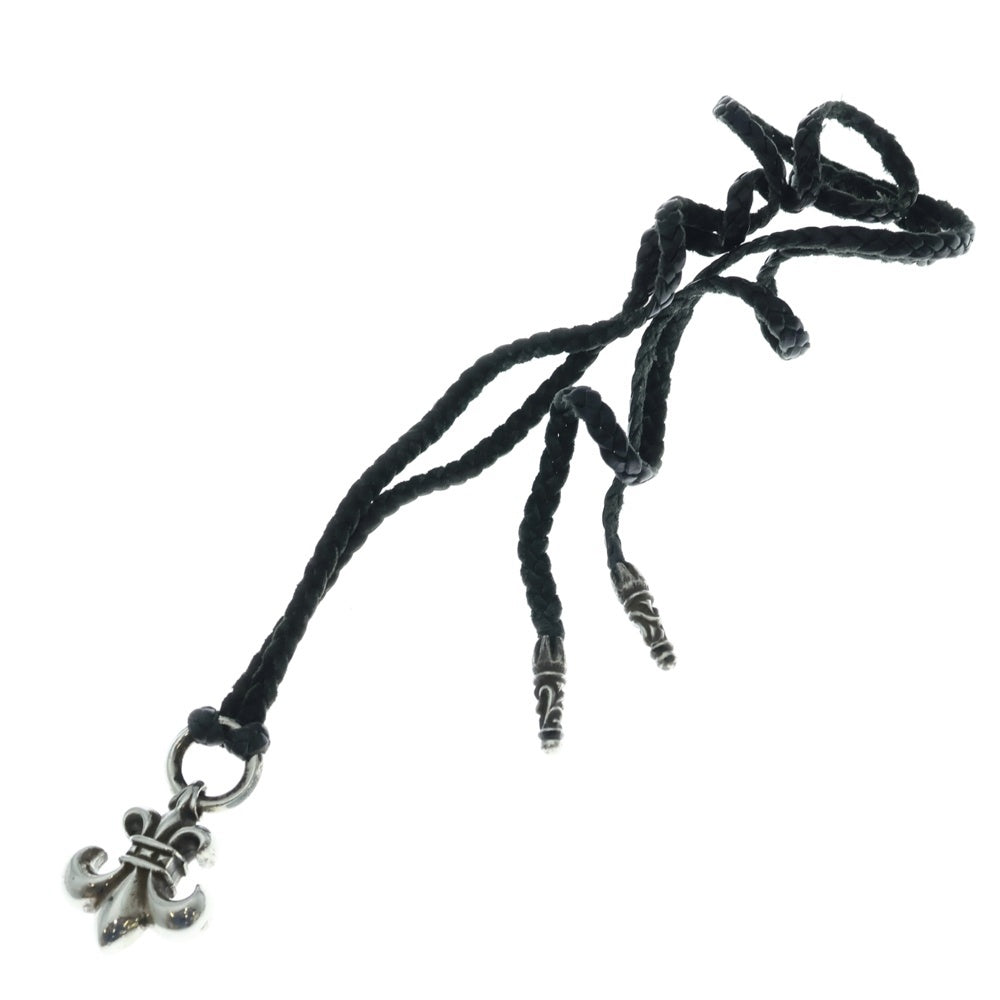 CHROME HEARTS(クロムハーツ) BS FLUER BSフレアペンダント シルバー ネックレストップ レザーブレイド シルバー