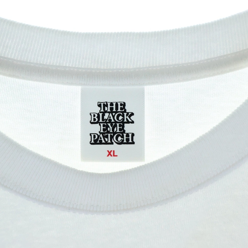 THE BLACK EYE PATCH(ブラックアイパッチ) BURNING OG LABEL TEE バーニングオージーラベル 半袖Tシャツ カットソー ホワイト