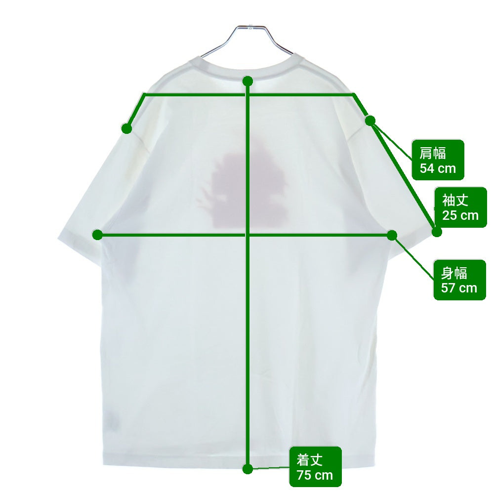 THE BLACK EYE PATCH(ブラックアイパッチ) BURNING OG LABEL TEE バーニングオージーラベル 半袖Tシャツ カットソー ホワイト