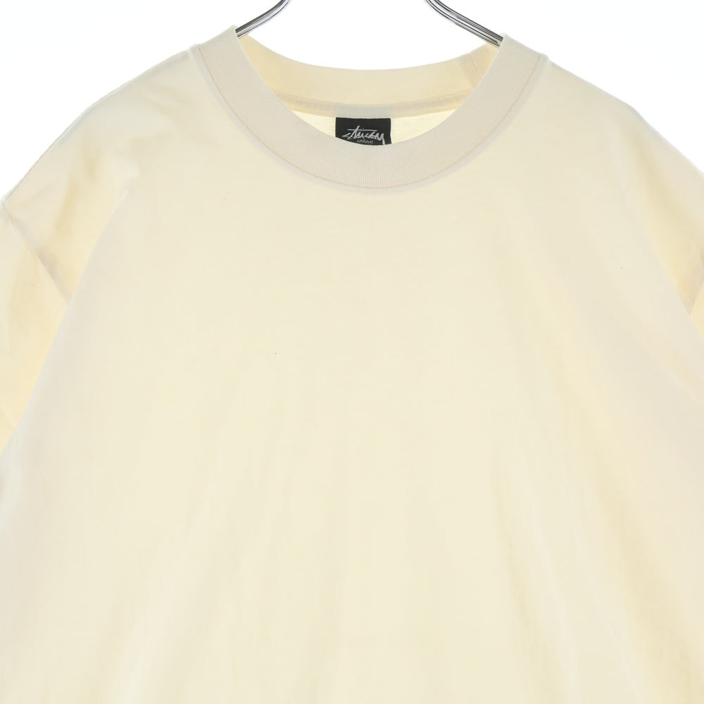STUSSY(ステューシー) クルーネック 半袖Tシャツ カットソー ベージュ