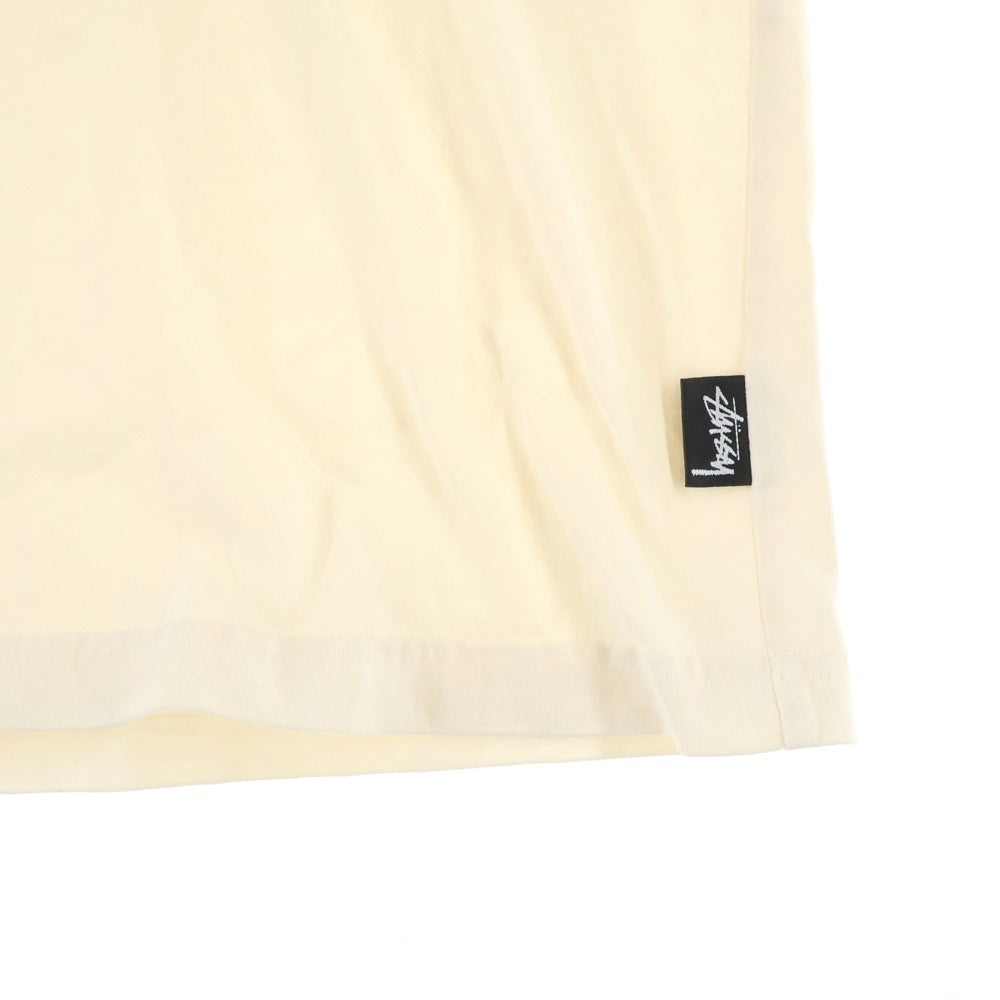 STUSSY(ステューシー) クルーネック 半袖Tシャツ カットソー ベージュ