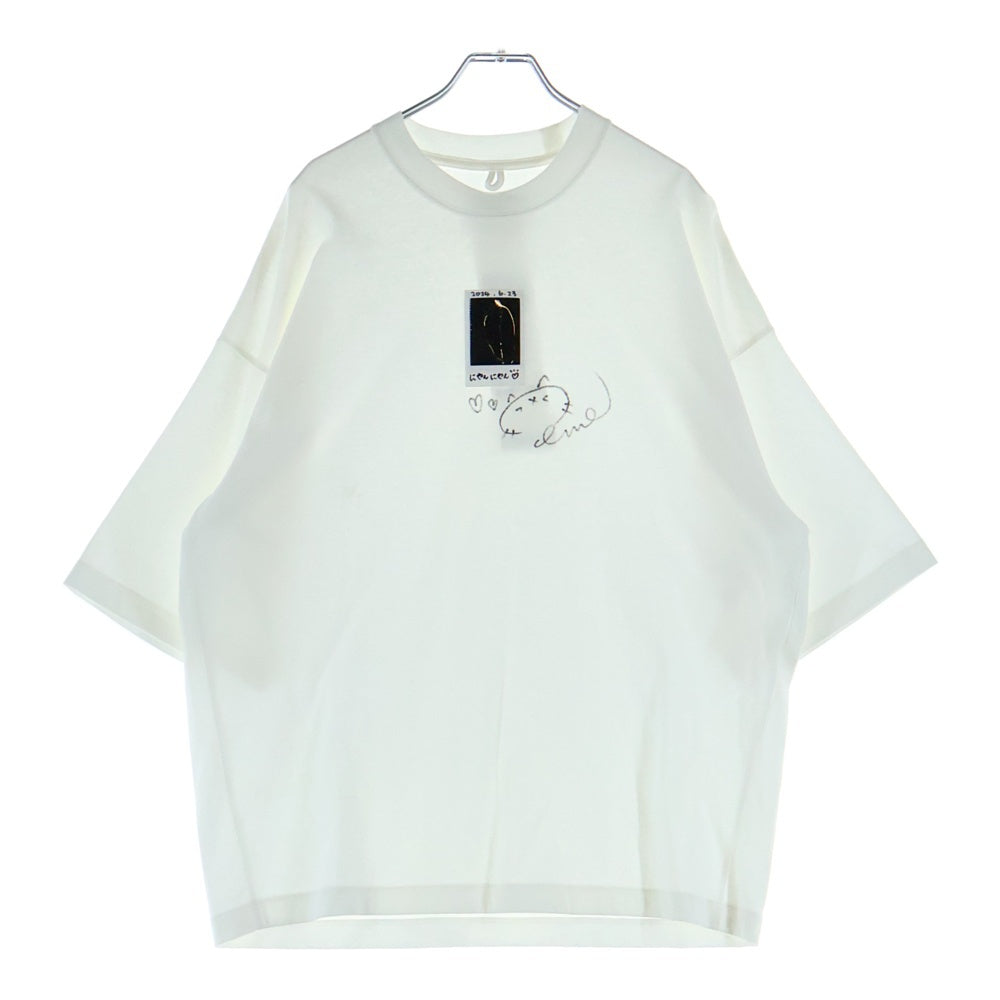 doublet(ダブレット) 25SS CHEKI RAINBOW-FILM T-SHIRT チェキ レインボー フィルム 半袖カットソー ホワイト 25SS31CS369