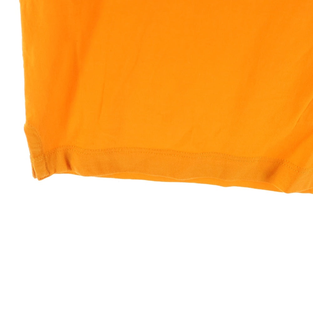 HERMES(エルメス) コットン ポケット半袖Tシャツ カットソー オレンジ