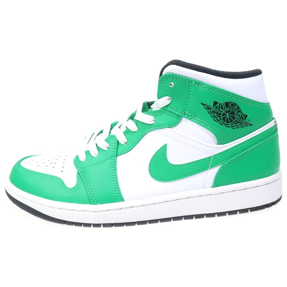 NIKE(ナイキ) AIR JORDAN 1 MID LUCKY GREEN BLACK WHITE エア ジョーダン 1 ミッド ラッキーグリーン/ブラック/ホワイト US9.5/27.5cm DQ8426-301