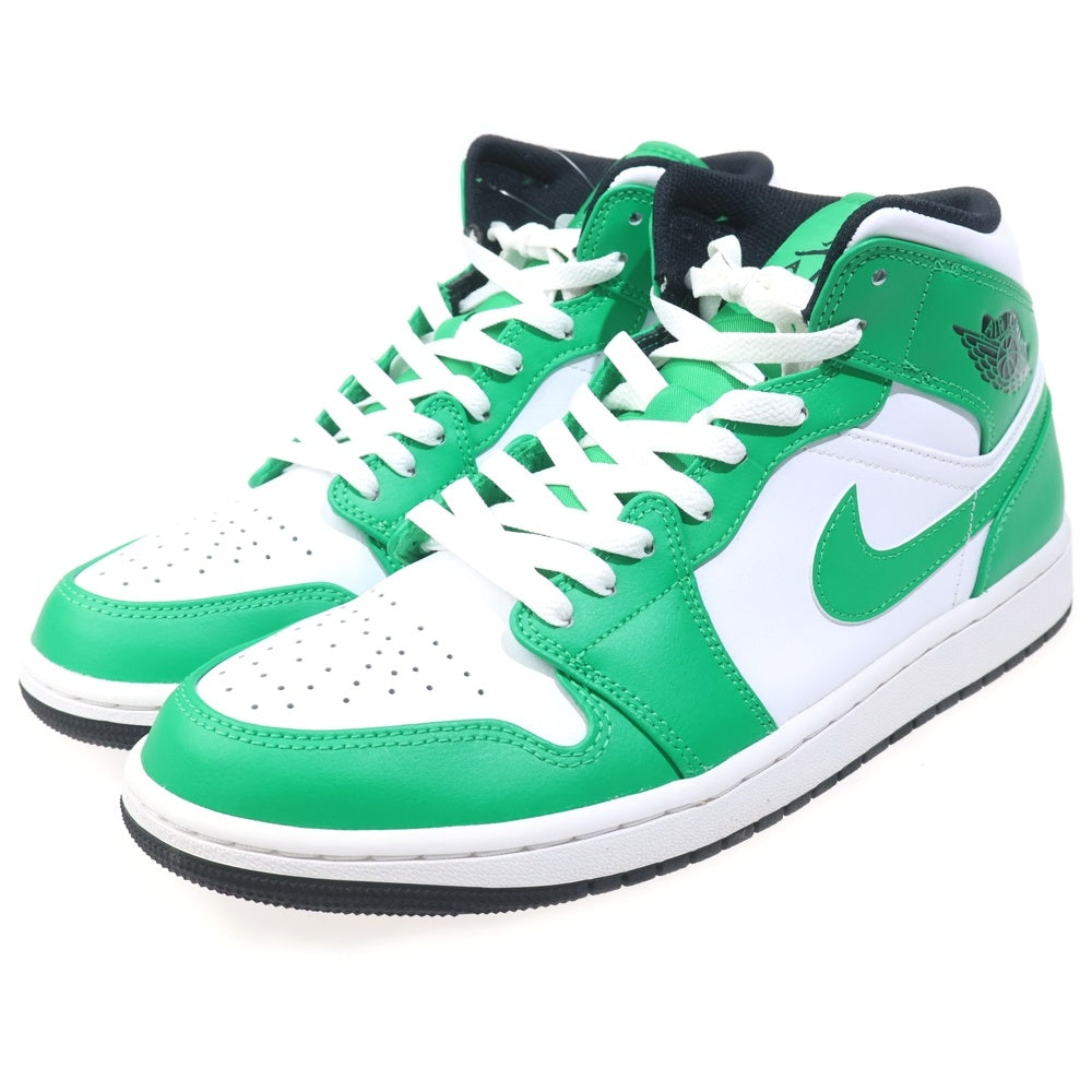 NIKE(ナイキ) AIR JORDAN 1 MID LUCKY GREEN BLACK WHITE エア ジョーダン 1 ミッド ラッキーグリーン/ブラック/ホワイト US9.5/27.5cm DQ8426-301