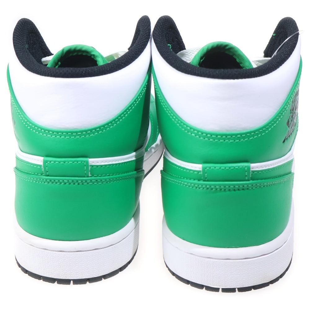 NIKE(ナイキ) AIR JORDAN 1 MID LUCKY GREEN BLACK WHITE エア ジョーダン 1 ミッド ラッキーグリーン/ブラック/ホワイト US9.5/27.5cm DQ8426-301
