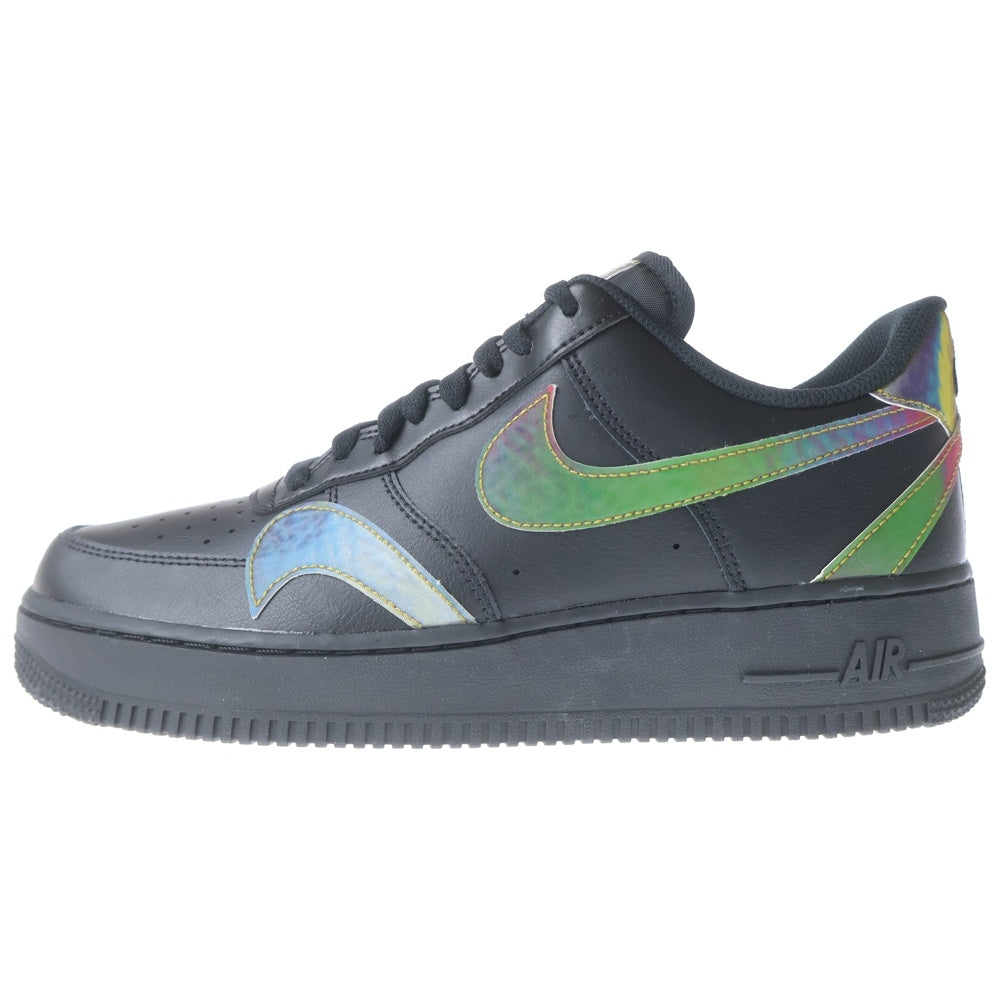NIKE(ナイキ) AIR FORCE 1 LOW 07 LV8 Misplaced Swooshes エアフォース1 ロー ローカットスニーカー US9/27.0cm CK7214-001 ブラック