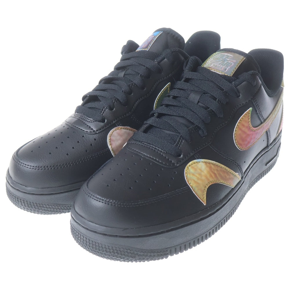 NIKE(ナイキ) AIR FORCE 1 LOW 07 LV8 Misplaced Swooshes エアフォース1 ロー ローカットスニーカー US9/27.0cm CK7214-001 ブラック