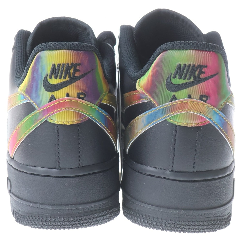 NIKE(ナイキ) AIR FORCE 1 LOW 07 LV8 Misplaced Swooshes エアフォース1 ロー ローカットスニーカー US9/27.0cm CK7214-001 ブラック
