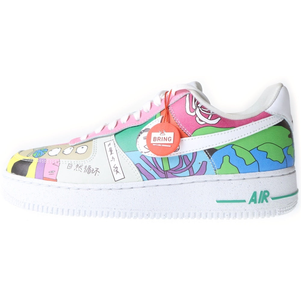 NIKE(ナイキ) AIR FORCE 1 LOW QS FLYLEATHER フライレザー エア フォース 1 ローカットスニーカー US9/27.0cm CZ3990-900 マルチカラー