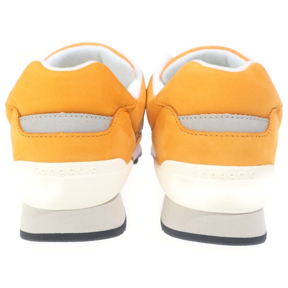 Sangacio(サンガッチョ) にゅーず 10周年 Limited Edition レザーローカットスニーカー US8/26.0cm オレンジ