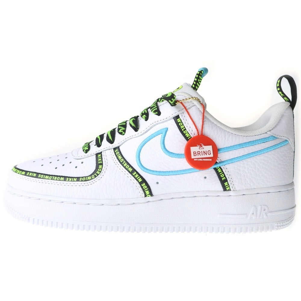 NIKE(ナイキ) AIR FORCE 1 LOW 07 PRM Worldwide エアフォース1 ロー ローカットスニーカー US9/27.0cm CK7213-100 ホワイト