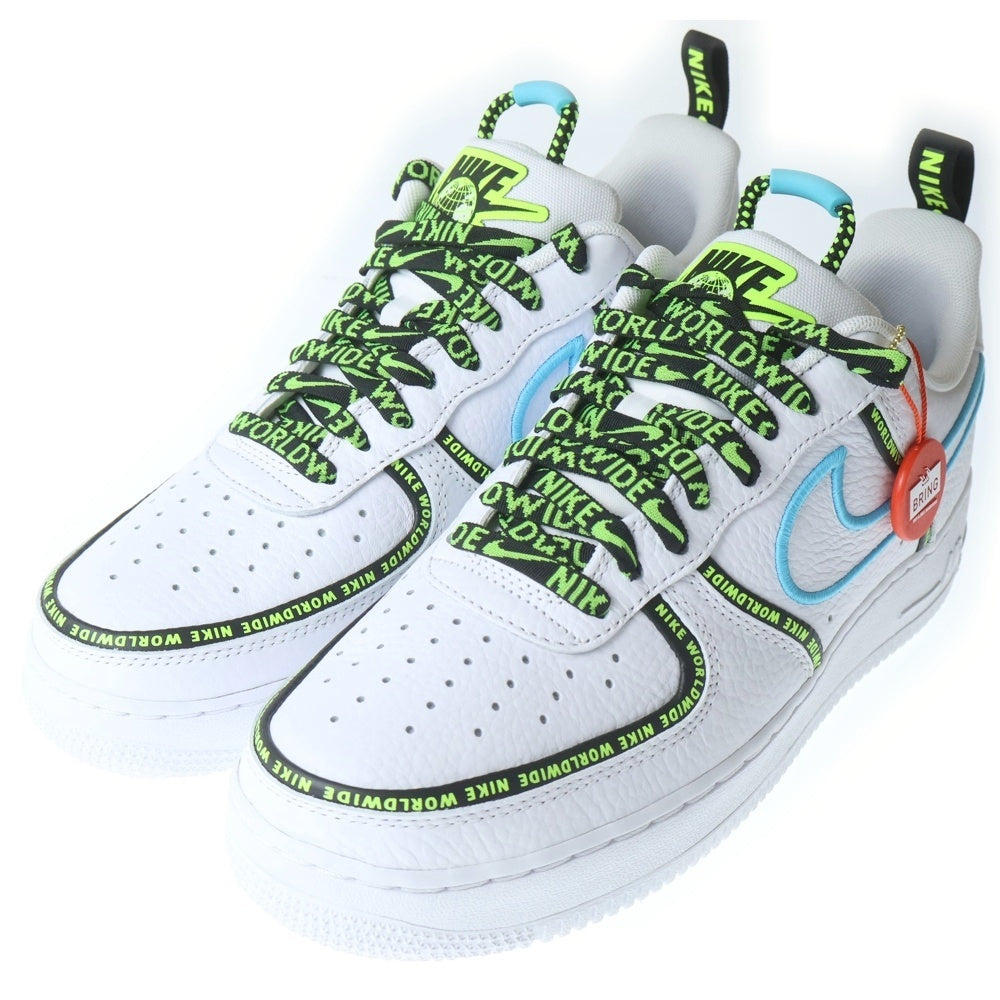 NIKE(ナイキ) AIR FORCE 1 LOW 07 PRM Worldwide エアフォース1 ロー ローカットスニーカー US9/27.0cm CK7213-100 ホワイト
