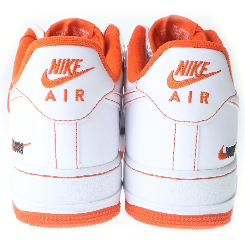 NIKE(ナイキ) AIR FORCE 1 LOW 07 LV8 EMB Rucker Park エアフォース1 ロー ローカットスニーカー US9/27.0cm CT2585-100 ホワイト/オレンジ