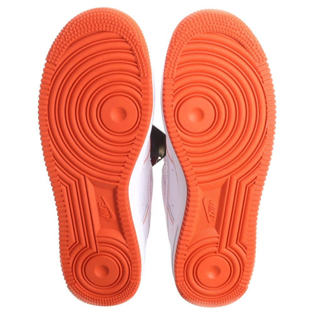 NIKE(ナイキ) AIR FORCE 1 LOW 07 LV8 EMB Rucker Park エアフォース1 ロー ローカットスニーカー US9/27.0cm CT2585-100 ホワイト/オレンジ