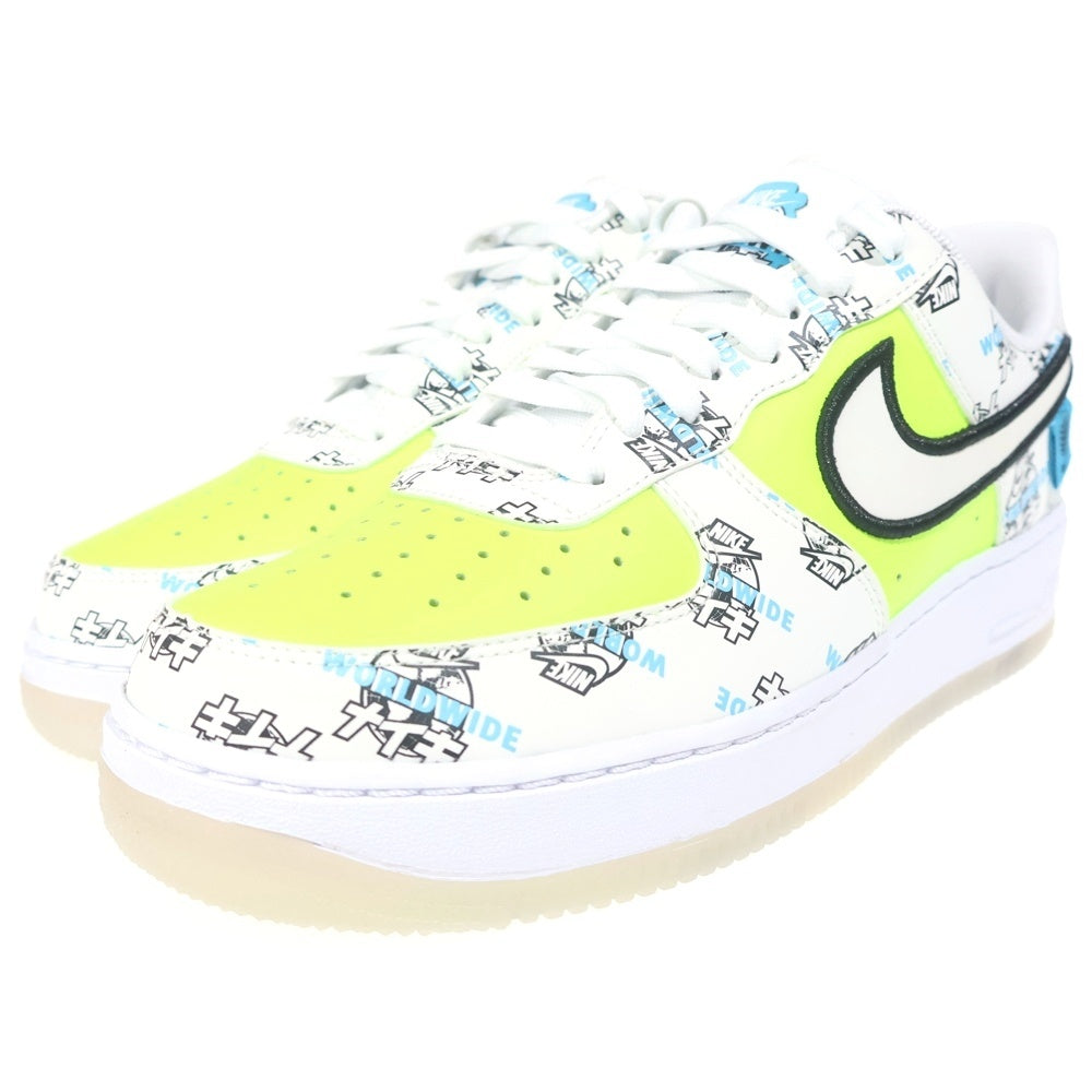 NIKE(ナイキ) AIR FORCE 1 LOW 07 LV8 World Wide Pack KATAKANA エアフォース1 ロー カタカナ ローカットスニーカー US9/27.0cm DA1343-117 ホワイト