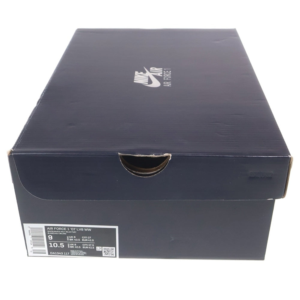 NIKE(ナイキ) AIR FORCE 1 LOW 07 LV8 World Wide Pack KATAKANA エアフォース1 ロー カタカナ ローカットスニーカー US9/27.0cm DA1343-117 ホワイト