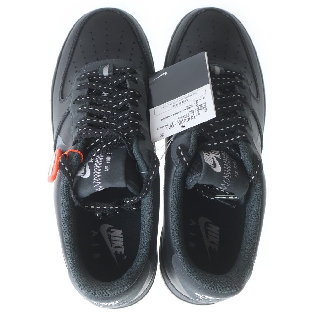 NIKE(ナイキ) AIR FORCE 1 LOW 07 LV8 3 エアフォース1 ロー ローカットスニーカー US9/27.0cm CD0888-001 ブラック