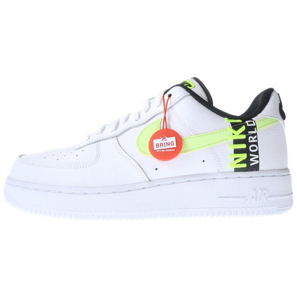 NIKE(ナイキ) AIR FORCE 1 LOW 07 LV8 WW ワールドワイドパック エアフォース1 ロー ローカットスニーカー US9/27.0cm CK6924-101 ホワイト