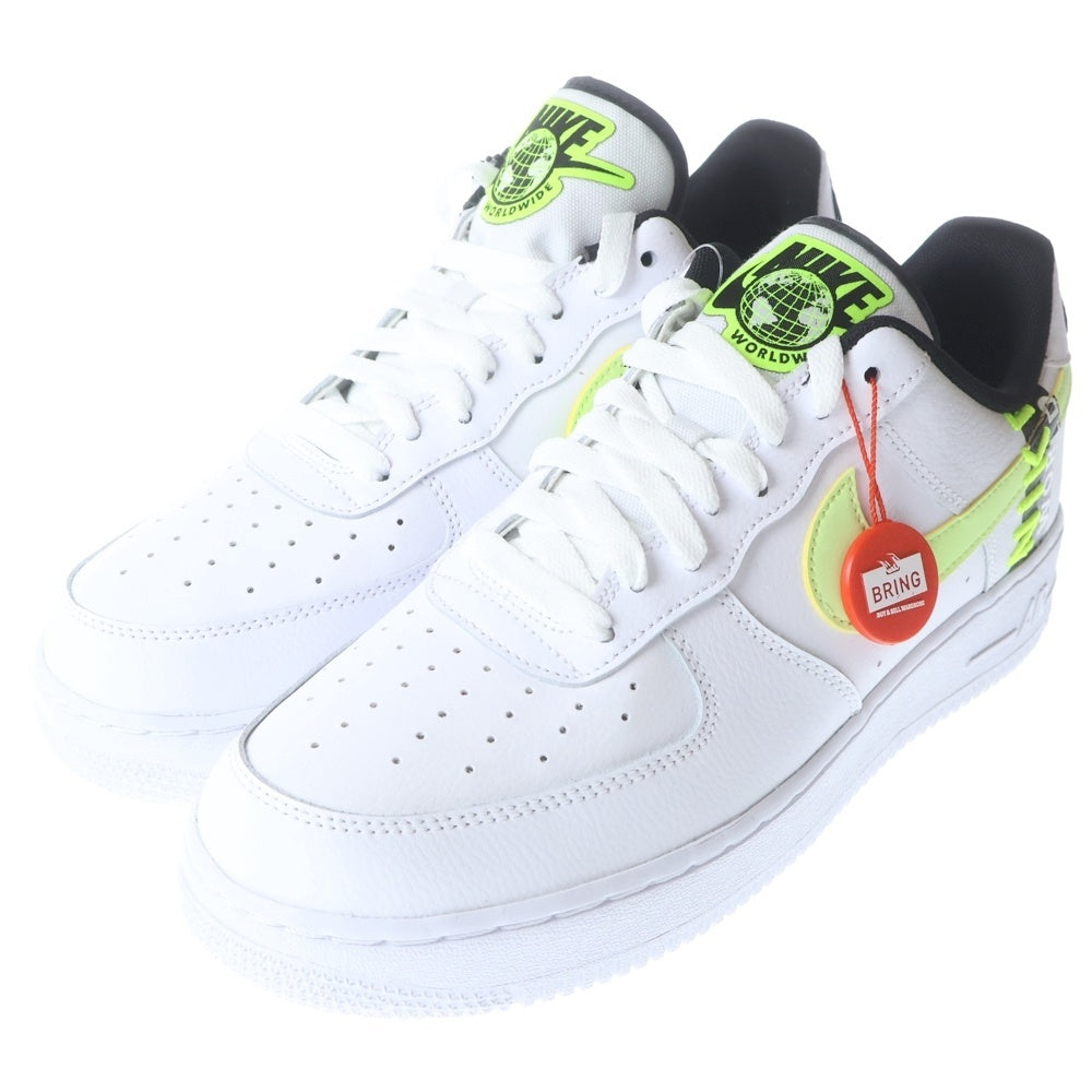 NIKE(ナイキ) AIR FORCE 1 LOW 07 LV8 WW ワールドワイドパック エアフォース1 ロー ローカットスニーカー US9/27.0cm CK6924-101 ホワイト