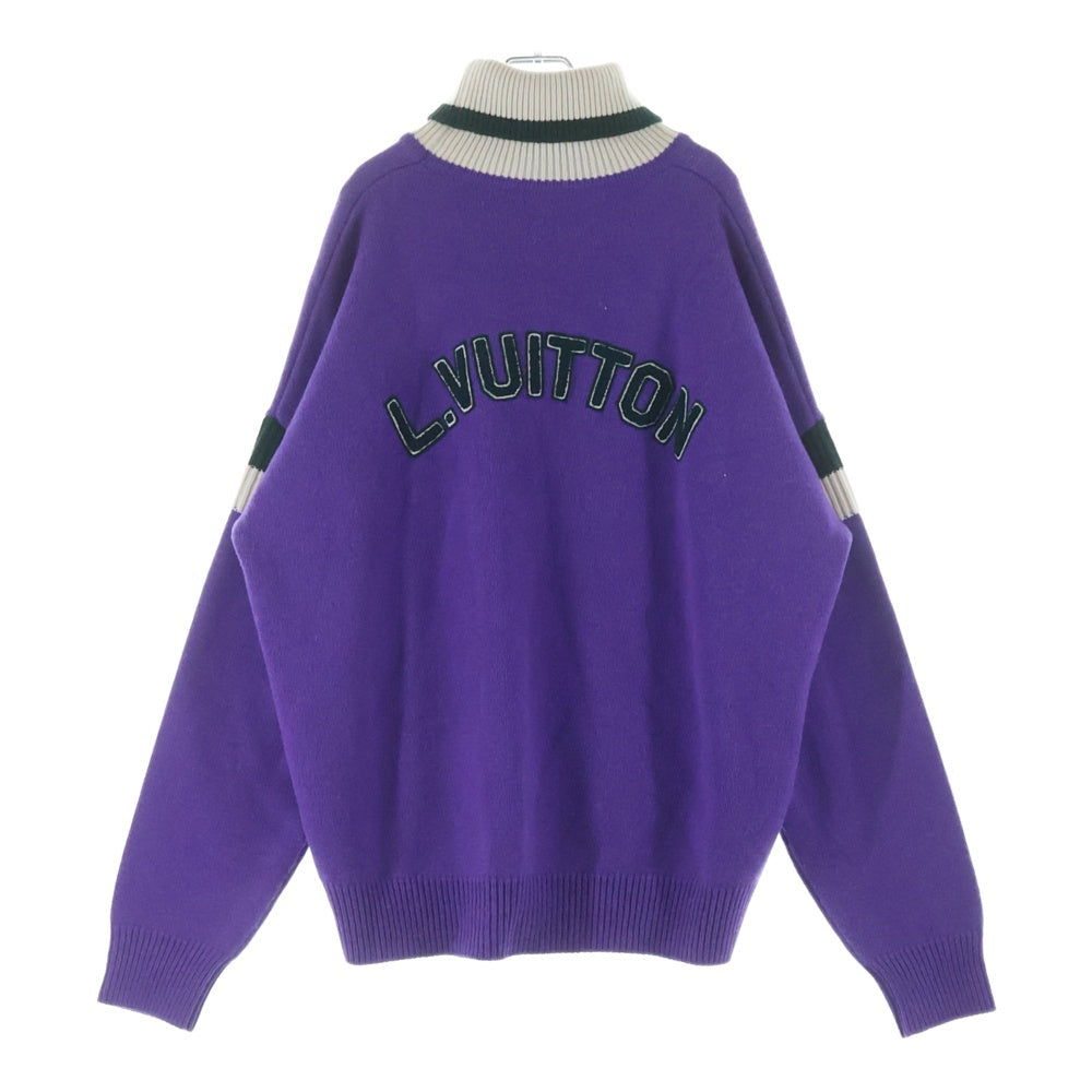 LOUIS VUITTON(ルイヴィトン) 22AW ロールネックプルオーバーニット パープル RM222 NOS HNN64W
