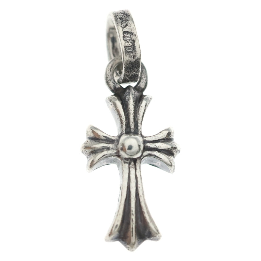 CHROME HEARTS(クロムハーツ) CRS BBYFAT P RBY ベイビーファットクロス PAVEルビー ペンダントトップ シルバー BCA235