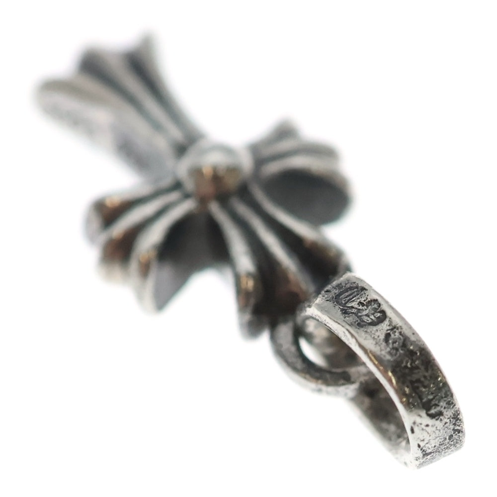 CHROME HEARTS(クロムハーツ) CRS BBYFAT P RBY ベイビーファットクロス PAVEルビー ペンダントトップ シルバー BCA235