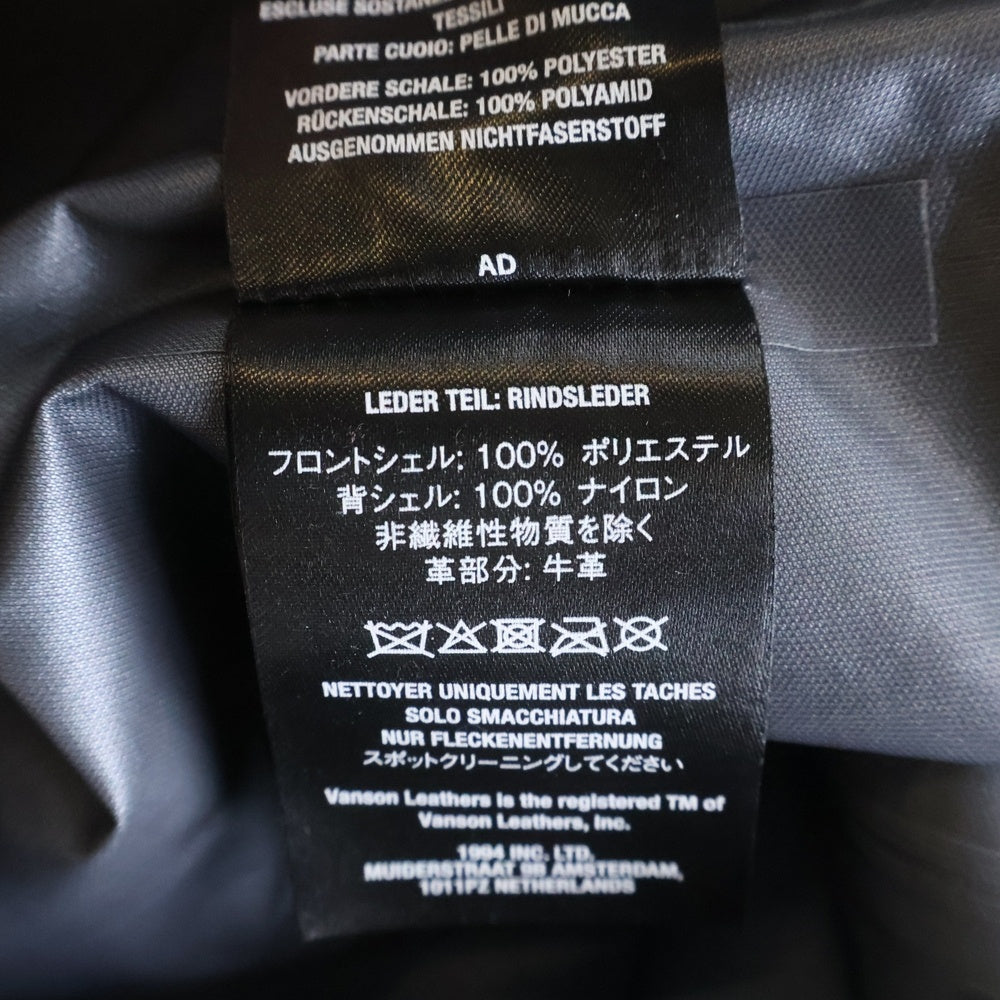 SUPREME(シュプリーム) 25AW×VANSON LEATHERS GORE-TEX SHELL SHELL JACKET バンソンレザーズ ゴアテックス シェルジャケット ブラック
