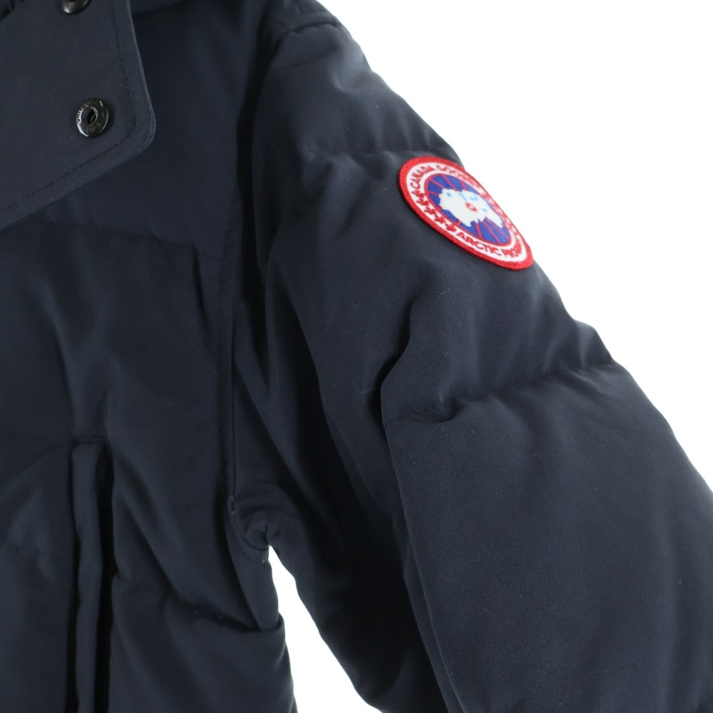 CANADA GOOSE(カナダグース) WYNDHAM PARKA ロゴワッペン ダウンジャケット ネイビー 3808M
