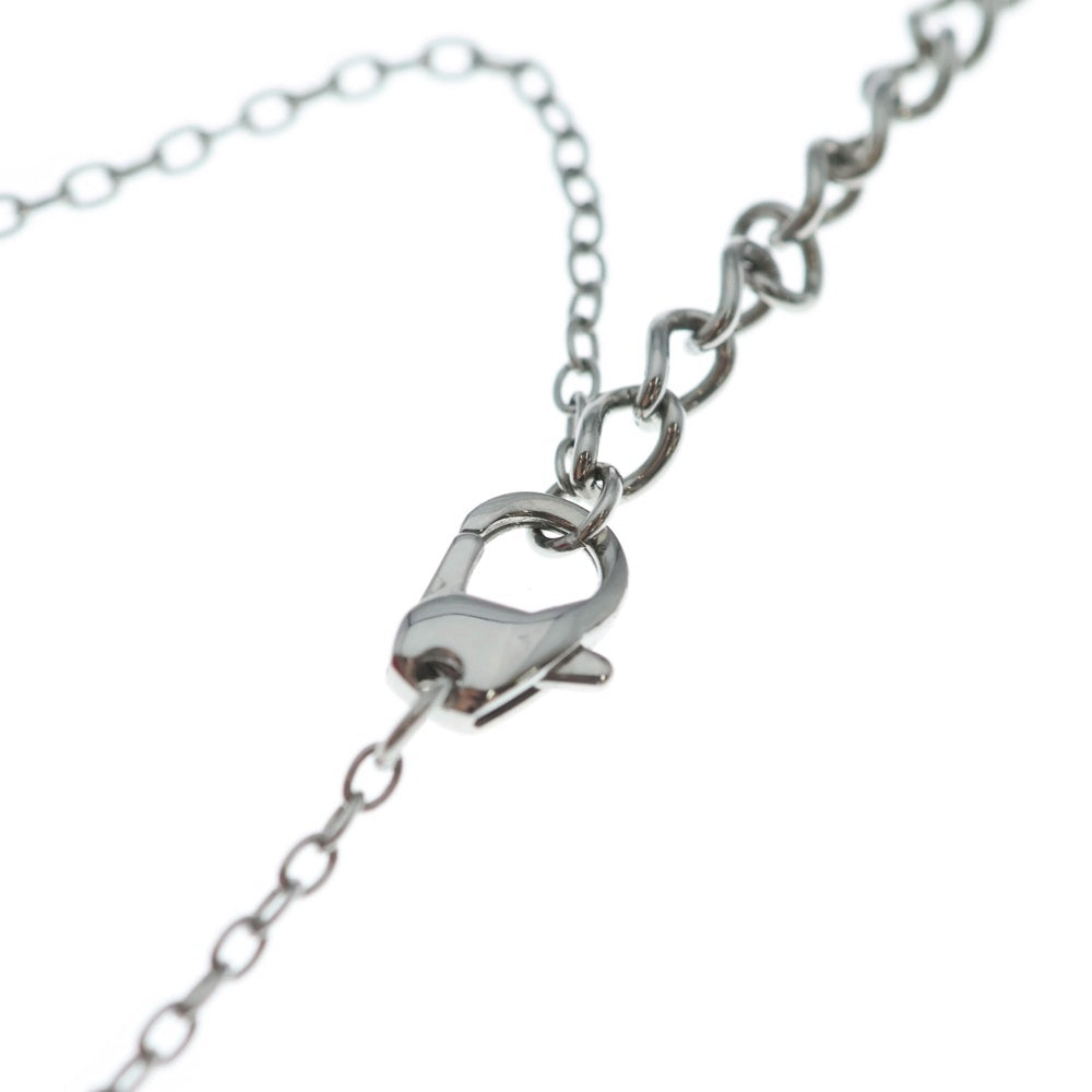 DIESEL(ディーゼル) Stainless steel pendant necklace オーバルD ネックレス シルバー