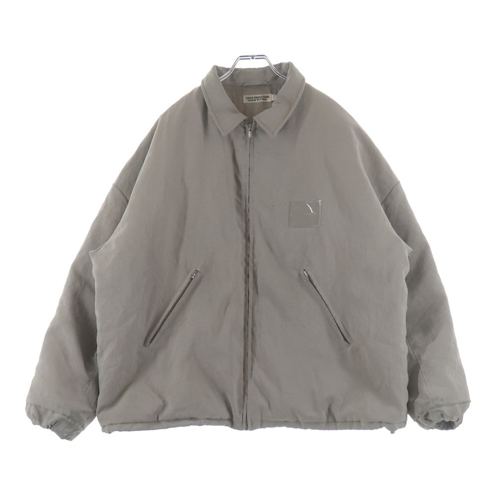 COOTIE PRODUCTIONS(クーティー プロダクションズ) PADDED ZIP UP JACKET パデッド ジップアップジャケット グレー CTE-23A221