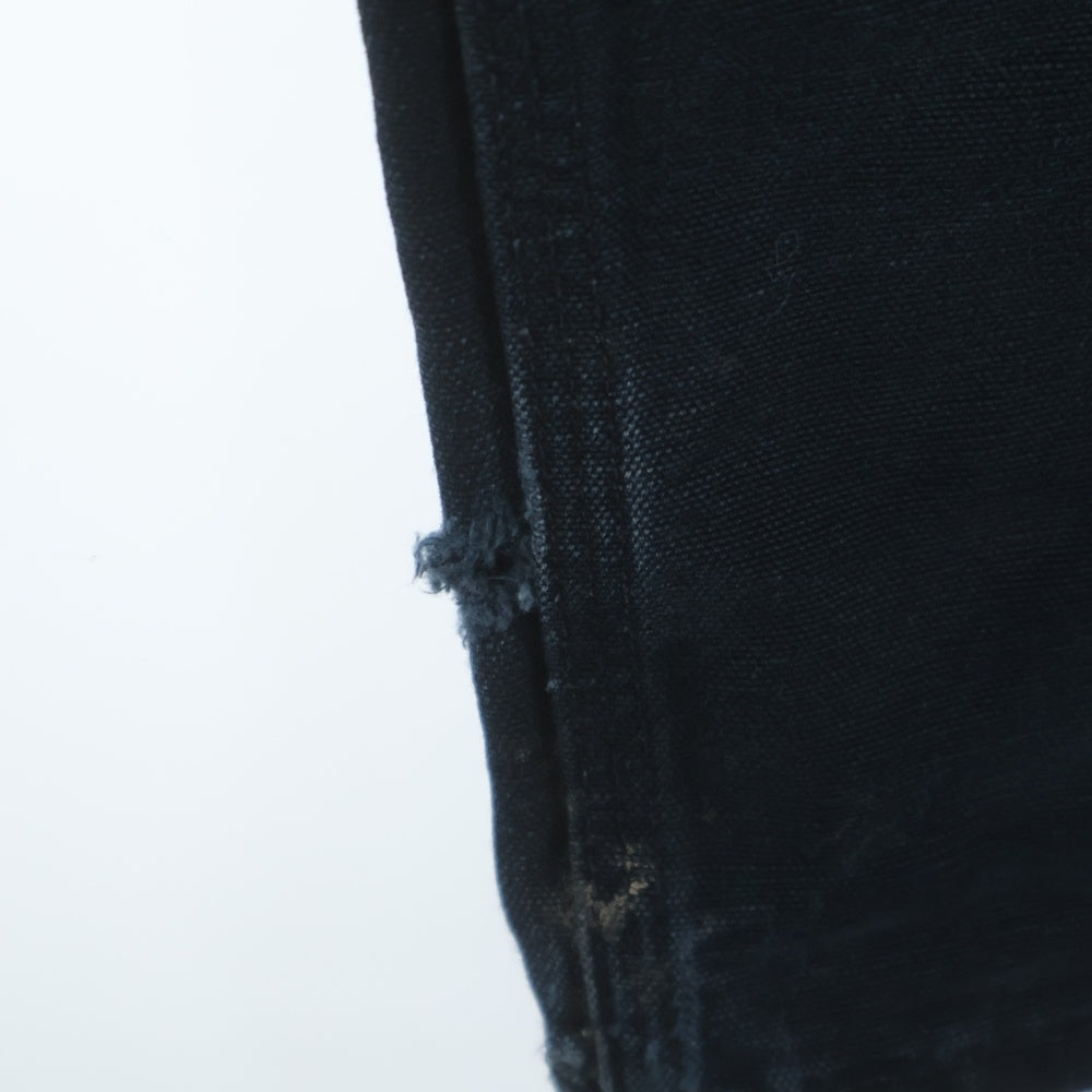 CARHARTT(カーハート) DOUBLE KNEE COTTON DUCK PAINTER PANTS USA製 ダブルニー カーペンターパンツ ペインター コットンダック ブラック
