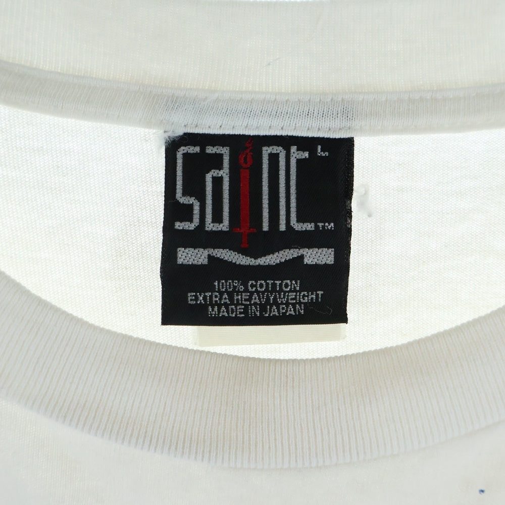 SAINT MICHAEL(セントマイケル) 22AW SAINT YOUTH SS TEE 半袖Tシャツ カットソー ホワイト SM-A22-0000-005