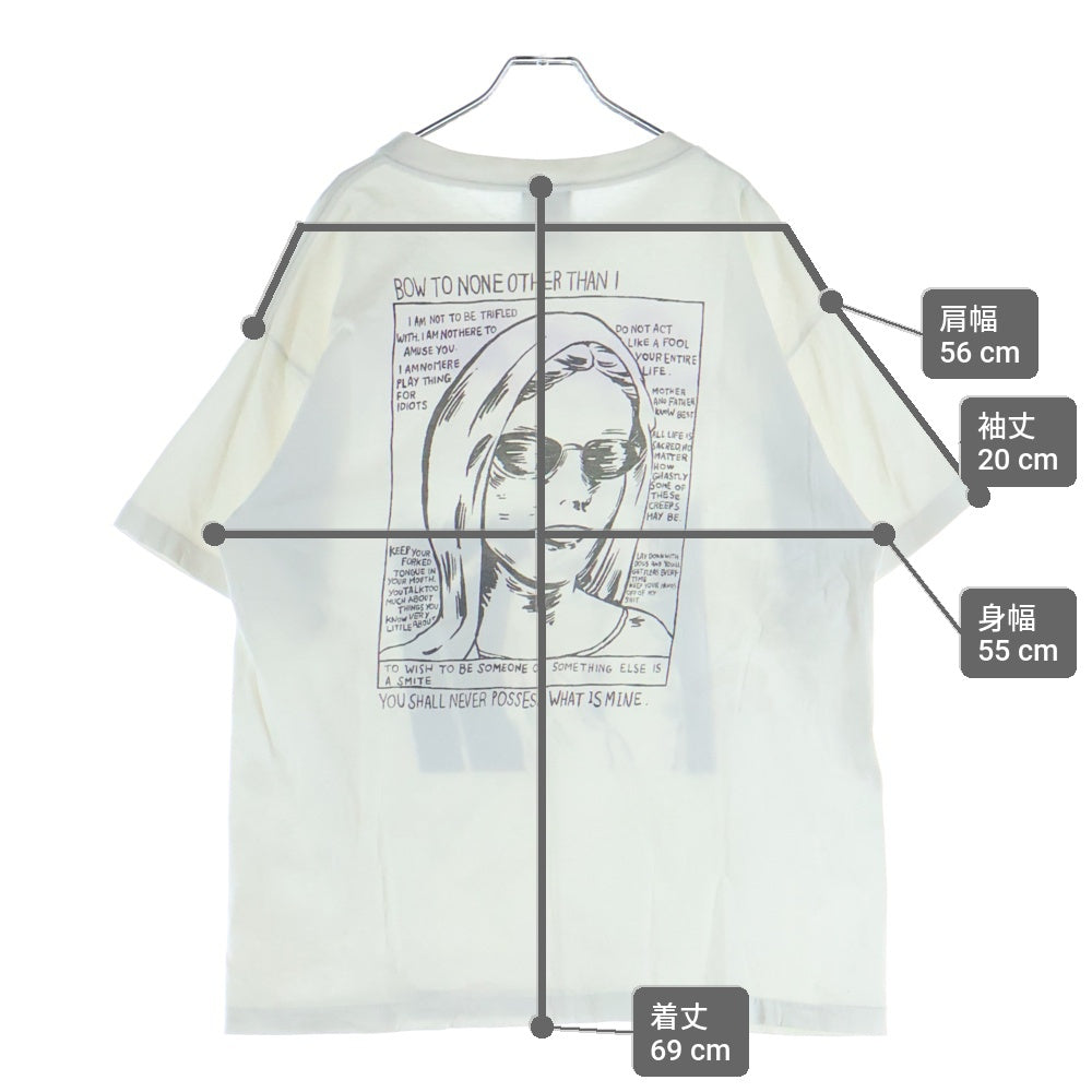 SAINT MICHAEL(セントマイケル) 22AW SAINT YOUTH SS TEE 半袖Tシャツ カットソー ホワイト SM-A22-0000-005