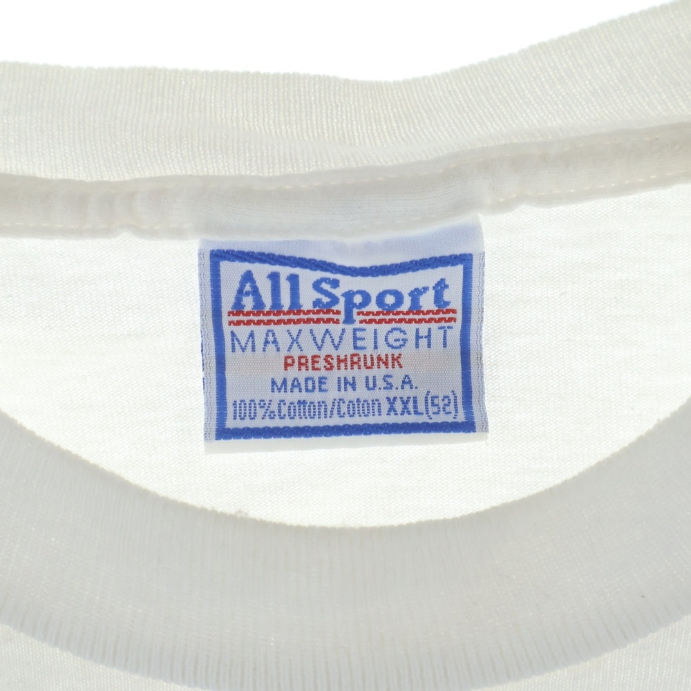 VINTAGE(ヴィンテージ) 90s VINTAGE NINE INCH NAILS SIN LOGO ナインインチネイルズ シンロゴ 両面プリント クルーネック 半袖Tシャツ カットソー ホワイト