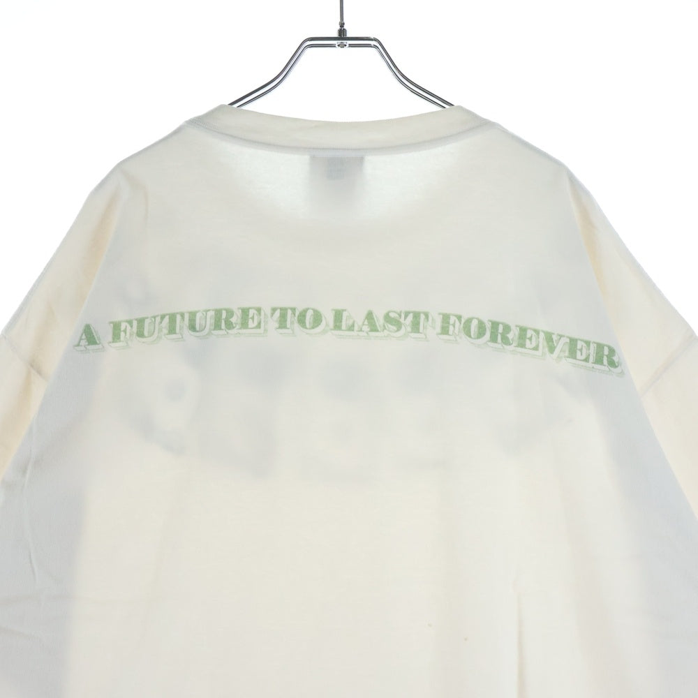 SAINT MICHAEL(セントマイケル) 24SS SS TEE MONEY マネープリント 半袖Tシャツ カットソー ホワイト SM-YS8-0000-010