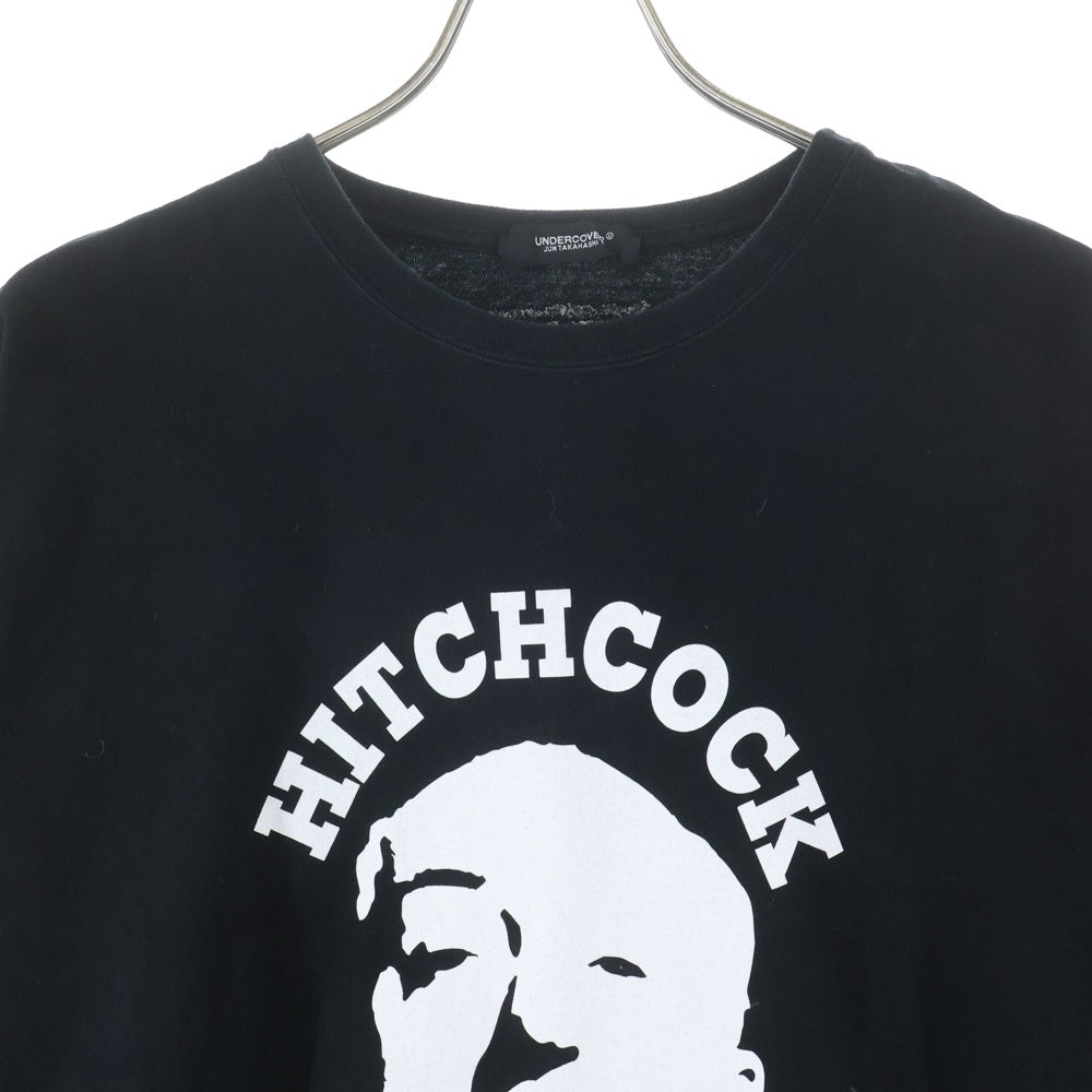 UNDERCOVER(アンダーカバー) 22AW HITCHCOCK TEE フロントプリント 半袖Tシャツ カットソー ブラック