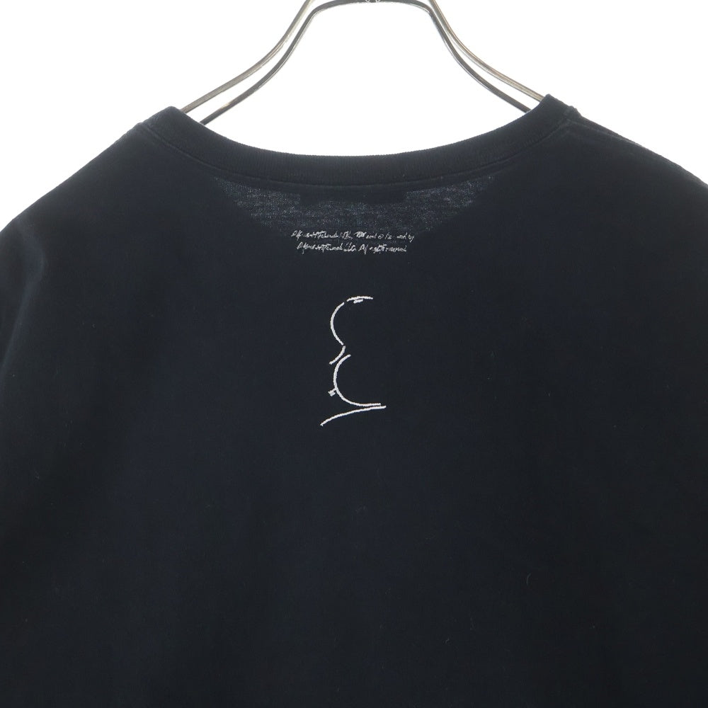 UNDERCOVER(アンダーカバー) 22AW HITCHCOCK TEE フロントプリント 半袖Tシャツ カットソー ブラック