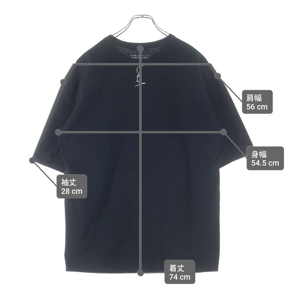 UNDERCOVER(アンダーカバー) 22AW HITCHCOCK TEE フロントプリント 半袖Tシャツ カットソー ブラック