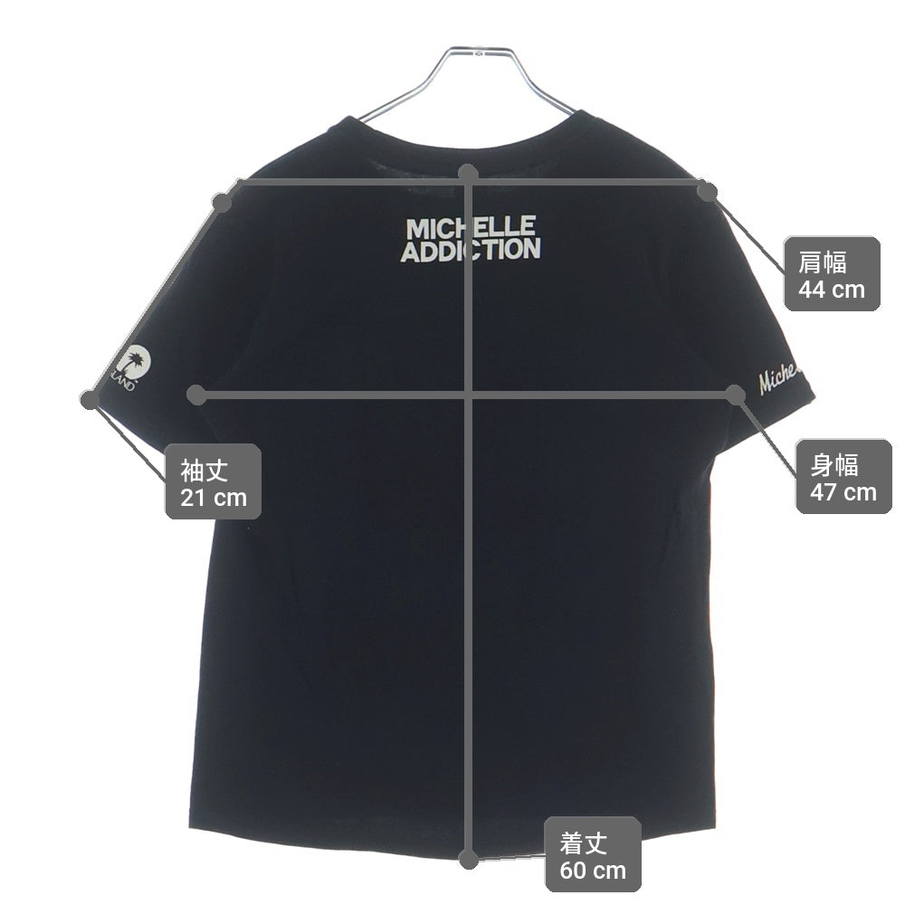 NUMBER (N)INE(ナンバーナイン) ×THEE MICHELLE GUN ELEPHANT ミッシェルガン スカルプリント 半袖Tシャツ カットソー ブラック