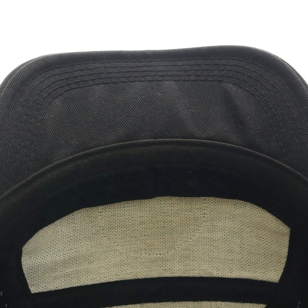 TENDERLOIN(テンダーロイン) 16SS T-6P CAP T/C ロゴパッチ ツイル6パネルキャップ ブラック