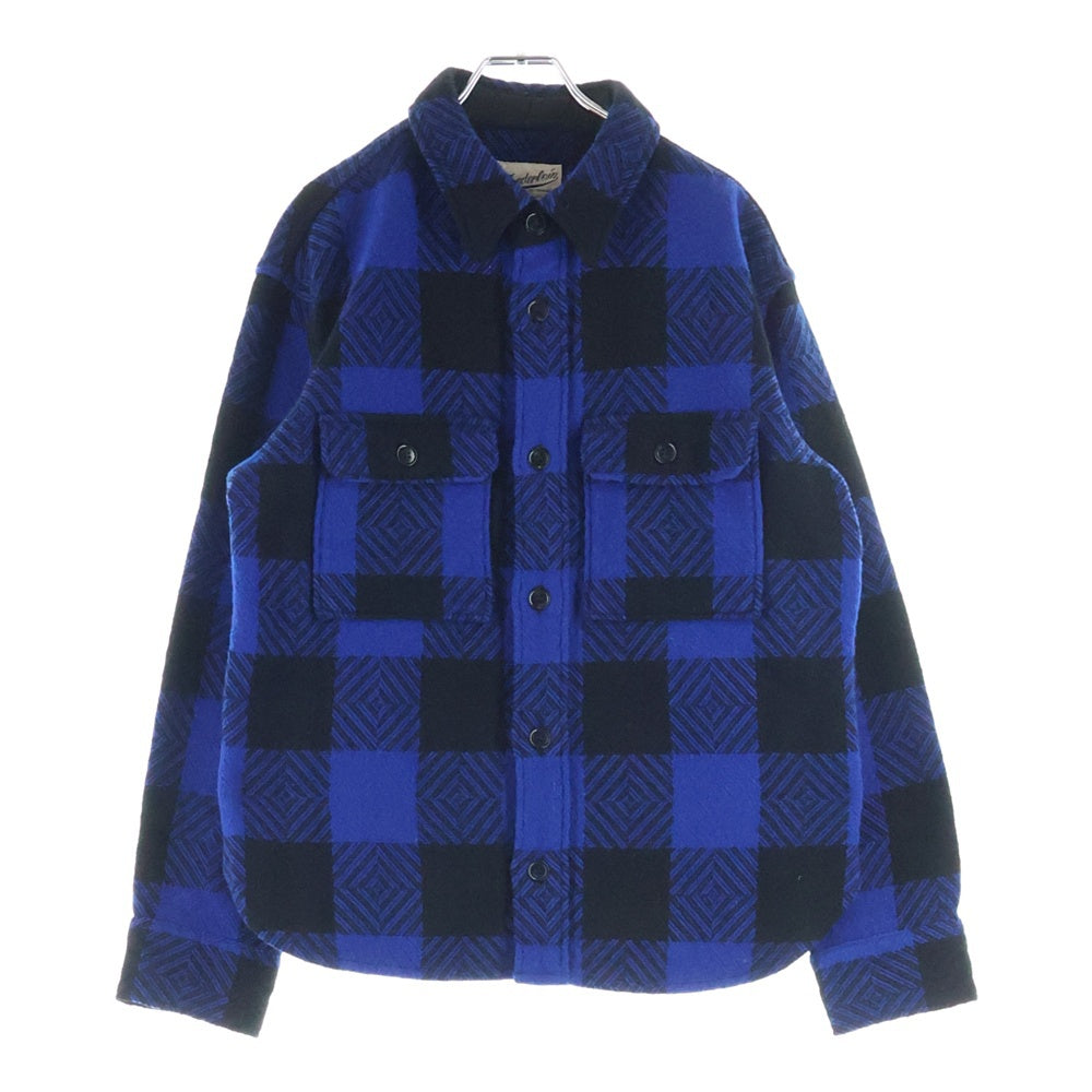 TENDERLOIN(テンダーロイン) T-BUFFALO SHT JKT バッファロー ウール シャツジャケット ブルー/ブラック